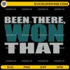 Been There Won That SVG Philadelphia Eagles football design