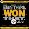 Been There Won That Pittsburgh Steelers SVG 2025 AFC North Champions design