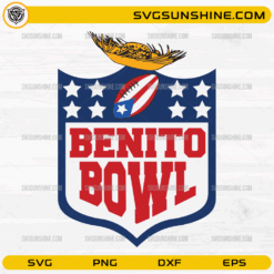 Benito Bowl Football SVG Bad Bunny Super Bowl NFL design