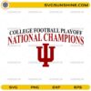 College Football Playoff National Champions SVG championship design