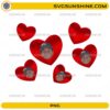 Custom name heart photo PNG personalized love design