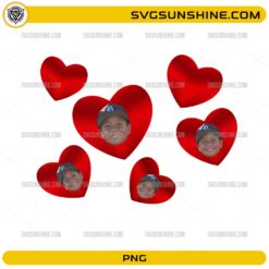 Custom name heart photo PNG personalized love design