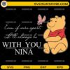 Even If We’re Apart I’ll Always Be With You PNG personalized bear design