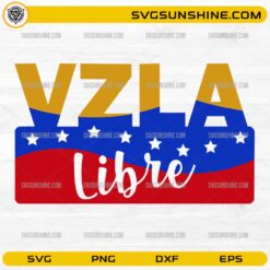 Free Venezuela SVG Venezuela Libre flag design
