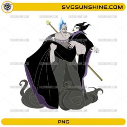 Hades Maleficent PNG dark villain couple cartoon