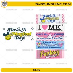 Have A Magical Day PNG cute magical quote design