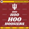 Hoo Hoo Hoo Indiana Hoosiers SVG with IU logo