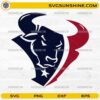 Houston Texans Bull SVG Texas football logo cut file
