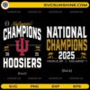 Indiana Hoosier National Champions 2025 SVG design preview