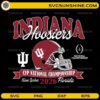 Indiana Hoosiers CFP National Championship 2026 SVG design