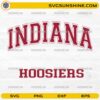 Indiana Hoosiers college SVG file with varsity lettering