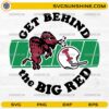 Indiana Hoosiers Get Behind the Big Red SVG football design