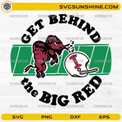 Indiana Hoosiers Get Behind the Big Red SVG | Football SVG PNG DXF EPS