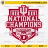 Indiana Hoosiers National Champions SVG 2025 badge design