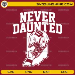 Indiana Hoosiers Never Daunted Football SVG helmet design