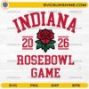 Indiana Rose Bowl Game 2026 SVG football design