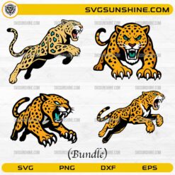 Jacksonville Jaguars mascot SVG jaguar logo cut file