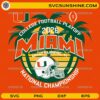 Miami U CFP 2026 SVG tropical college football championship design