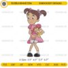 Popis El Chavo embroidery design cartoon girl machine embroidery