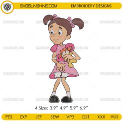 Popis El Chavo embroidery design cartoon girl machine embroidery