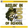 Reelin’ In 100 Days of School PNG fishing theme design