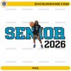 Senior 2026 basketball PNG girls senior night design