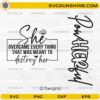 She overcame everything that was meant to destroy her SVG