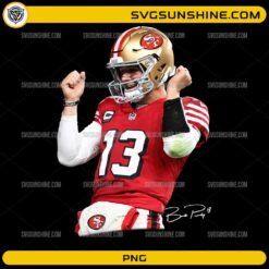 Brock Purdy San Francisco 49ers PNG