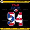 Team Benito 94 SVG Bad Bunny Super Bowl LX football design