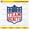 Team Benito SVG NFL Bad Bunny Super Bowl 2026 design