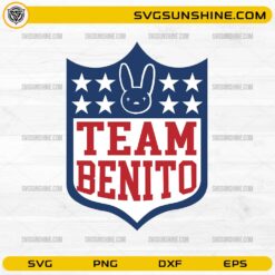 Team Benito SVG NFL Bad Bunny Super Bowl 2026 design