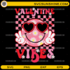Valentine Vibes SVG cute smiley face Valentine design