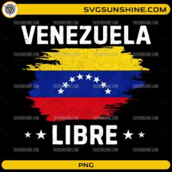 Venezuela Libre PNG patriotic flag freedom design