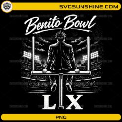 Benito Bowl LX PNG Bad Bunny Super Bowl Halftime Show graphic
