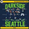Dark Side Seattle PNG football squad illustration design