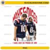 Drake Maye Stefon Diggs New England Patriots PNG football design