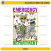 Emergency Department Mardi Gras Skeleton PNG nurse carnival design