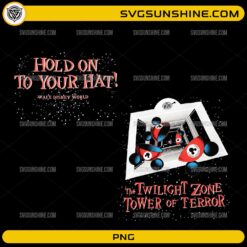 Hold On To Your Hat PNG spooky Disney ride design