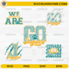 Jaguars SVG Bundle Jacksonville Jaguars typography paw print design set