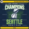 NFL Champions Seattle Seahawks Super Bowl LX PNG championship trophy design