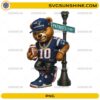 Patriots Street Bear Football PNG cool bear New England mascot design