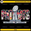 Patriots Super Bowl Champions PNG New England Patriots championship design