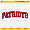 Patriots SVG New England Patriots varsity football text design