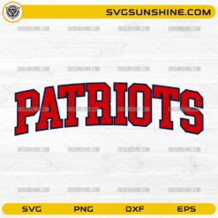 Patriots SVG New England Patriots varsity football text design