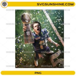 Sam Darnold Seattle Seahawks Super Bowl 2026 PNG football championship celebration design