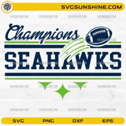 Seattle Football Champions SVG PNG DXF EPS | Seahawks Victory Design