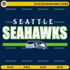 Seattle Seahawks wordmark SVG football team design