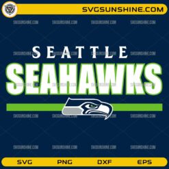 Seattle Seahawks Wordmark SVG PNG DXF EPS | Classic Football Team Design