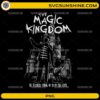 The Magic Kingdom PNG spooky castle skeleton Halloween design