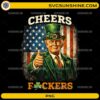 Trump Cheers St Patrick’s Day PNG funny Irish patriotic design